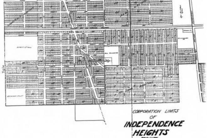 Corporation Limits of Independence Heights
