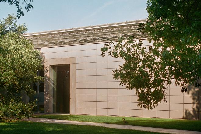 Renzo Piano Building Workshop, Cy Twombly Gallery, 1995, Menil Collection, Houston. Photo by Leonid Furmansky.