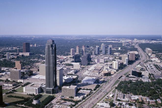 Carol M. Highsmith, “Transco Tower, Houston, Texas.” Photograph. https://www.loc.gov/item/2011630562/. Via the Carol M. Highsmith Archive, Library of Congress, Prints and Photographs Division.
