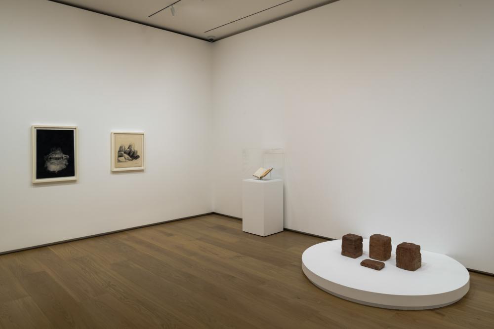 Installation view of "Dream Monuments." Photo by Paul Hester. Courtesy Menil Drawing Institute.