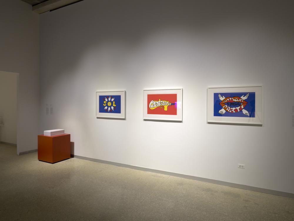 "Rewrite the World," curated by Ana Tuazon, installation view. Photo by Will Michels, courtesy of the Museum of Fine Arts, Houston.