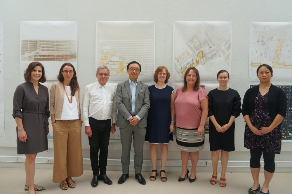 Group photo of RDA Rice Architecture and Mitsui representatives