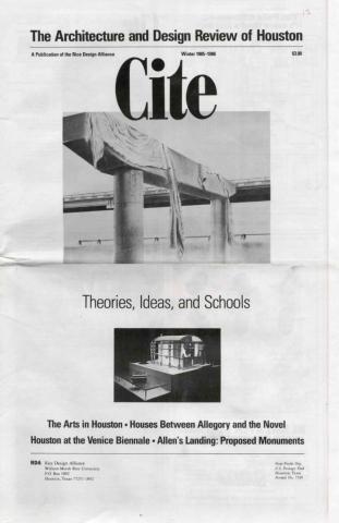 Cite 12 cover showing beam and columns for highway under construction