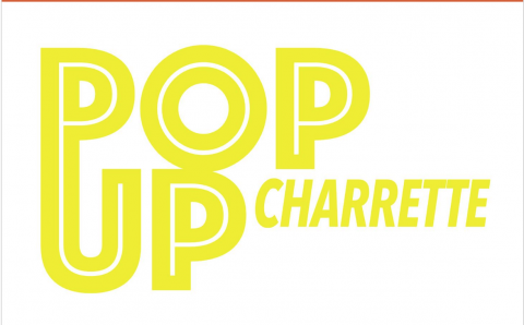 Yellow Graphics spelling PopUp Charette